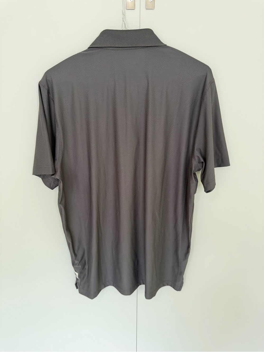 PUMA x Reigning Champ Men’s MATTR Jacquard Polo Shirt in Dusky Gray - Picture 3 of 8